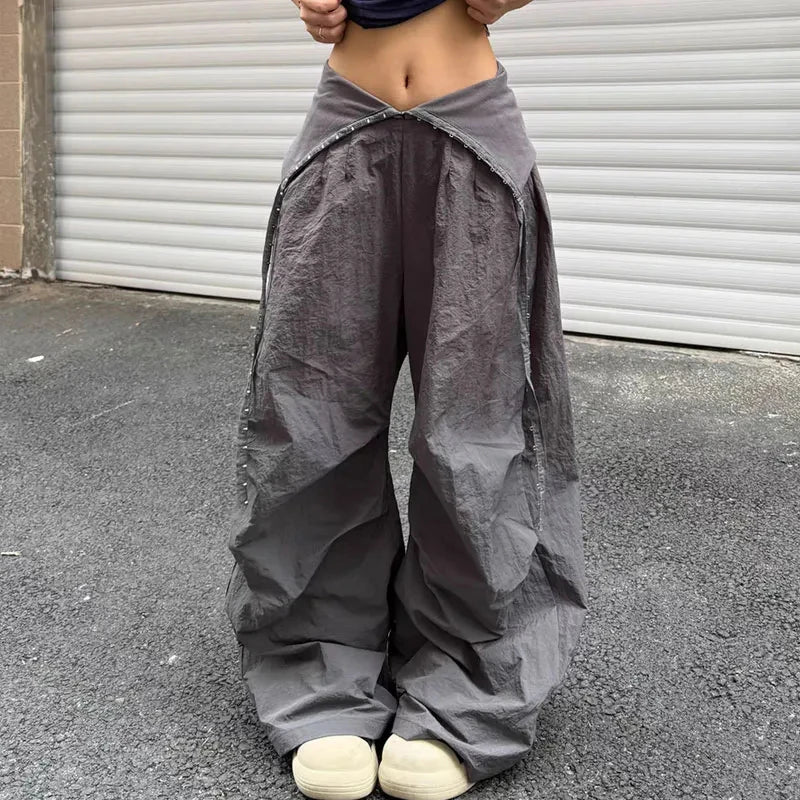 Weite Freizeit-Parachute-Hose