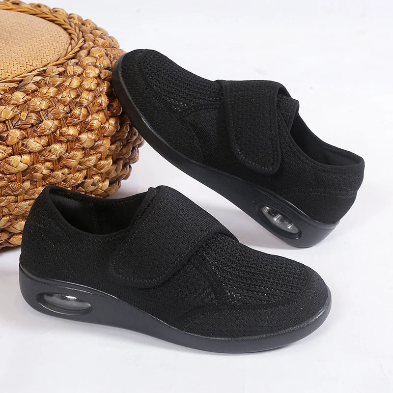 Atmungsaktive Mesh-Klettverschluss-Slipper