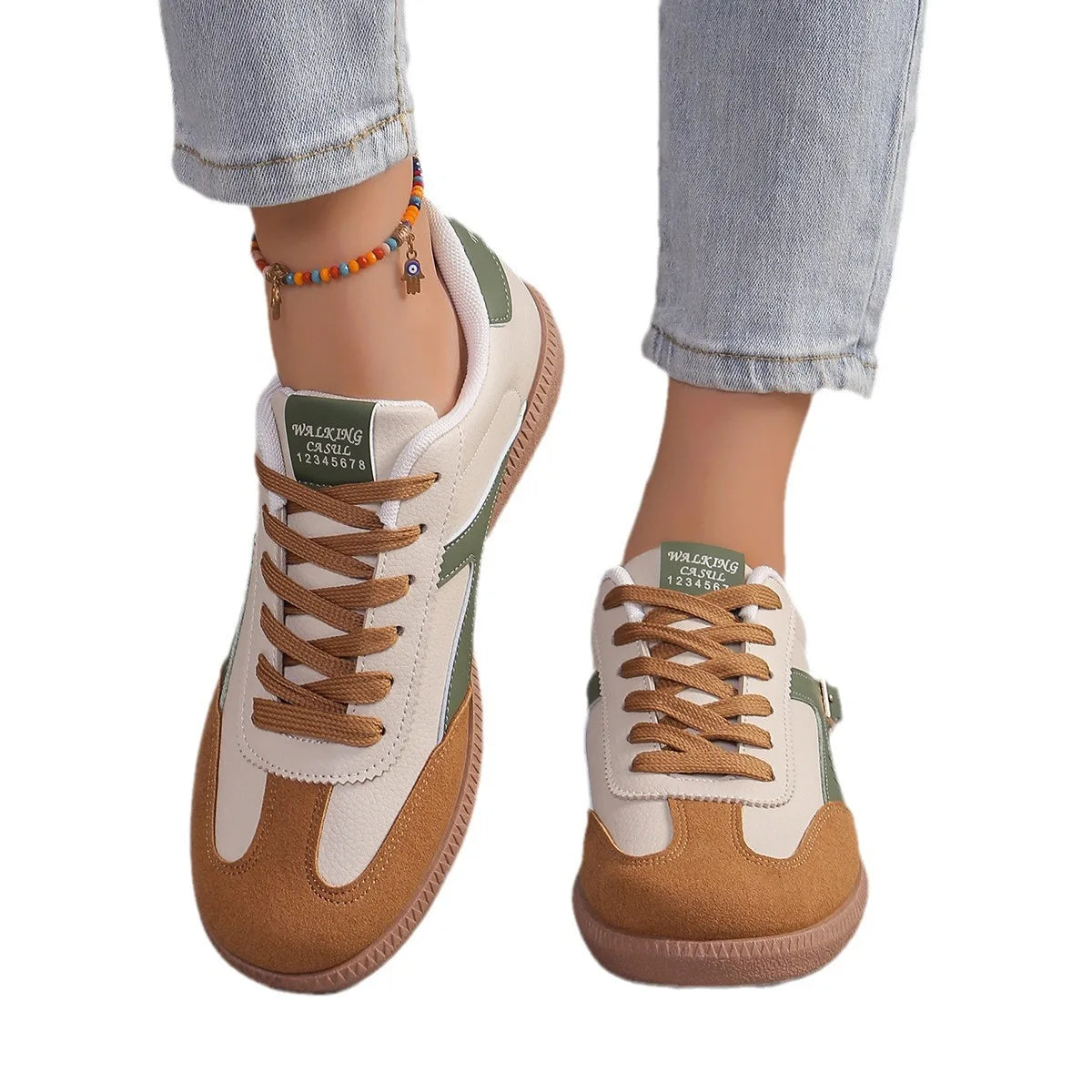 Modische Sneaker mit weicher Sohle zum Gehen