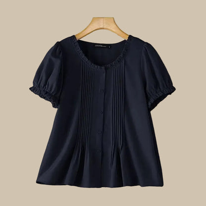 Summer Elegant Puff Sleeve Blouse