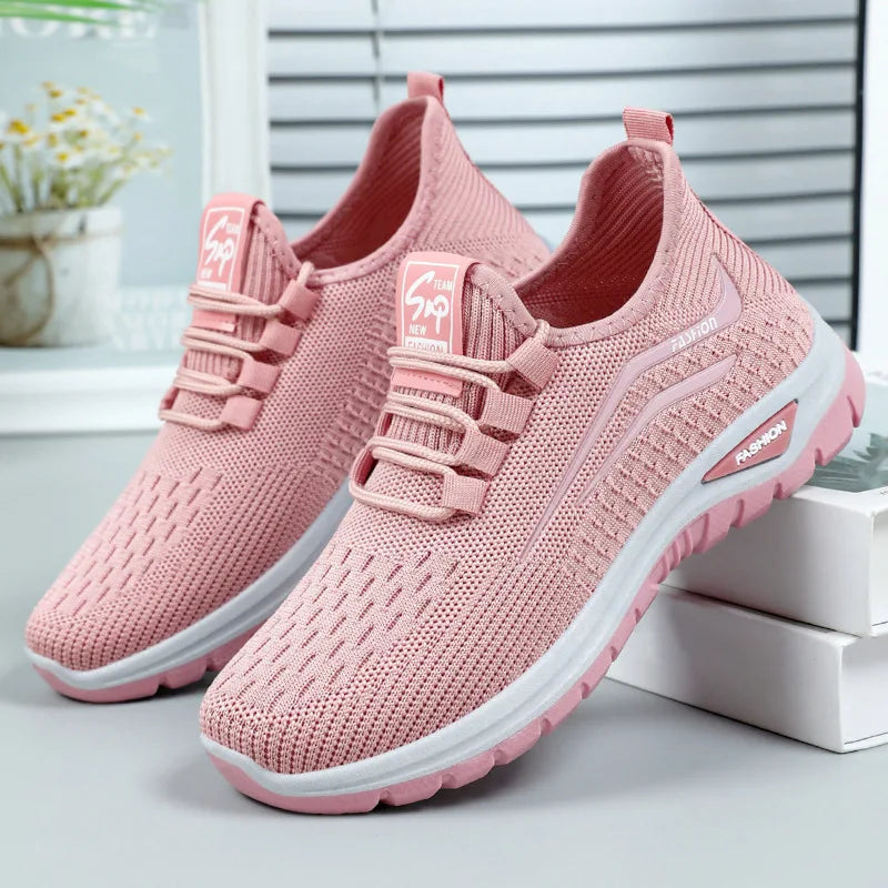Atmungsaktive Mesh Schnürsneaker
