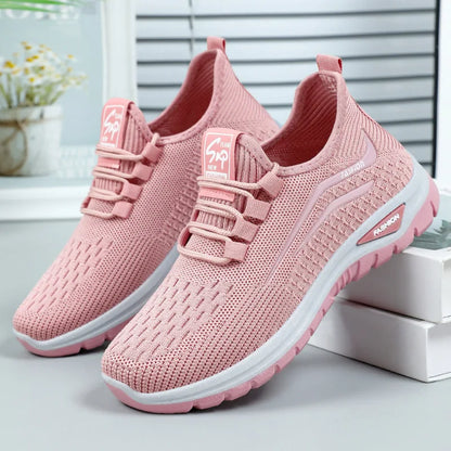 Atmungsaktive Mesh Schnürsneaker