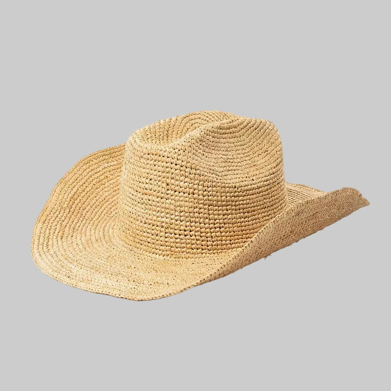 Breathable Wide Brim Summer Beach Panama Hat