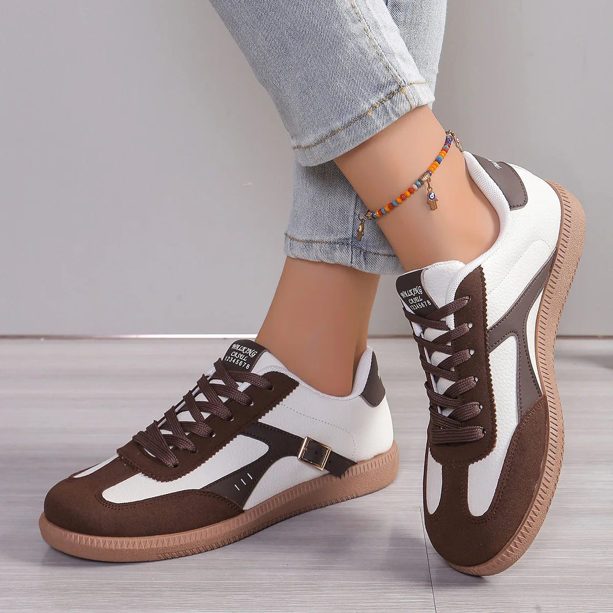 Modische Sneaker mit weicher Sohle zum Gehen