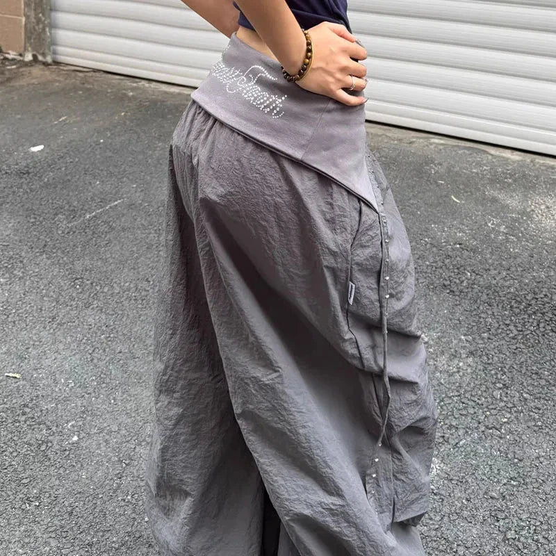 Weite Freizeit-Parachute-Hose