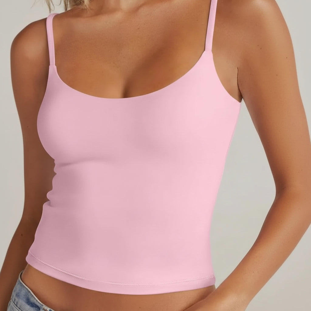 Elegantes, kurzes ärmelloses Tanktop für frische urbane Mode
