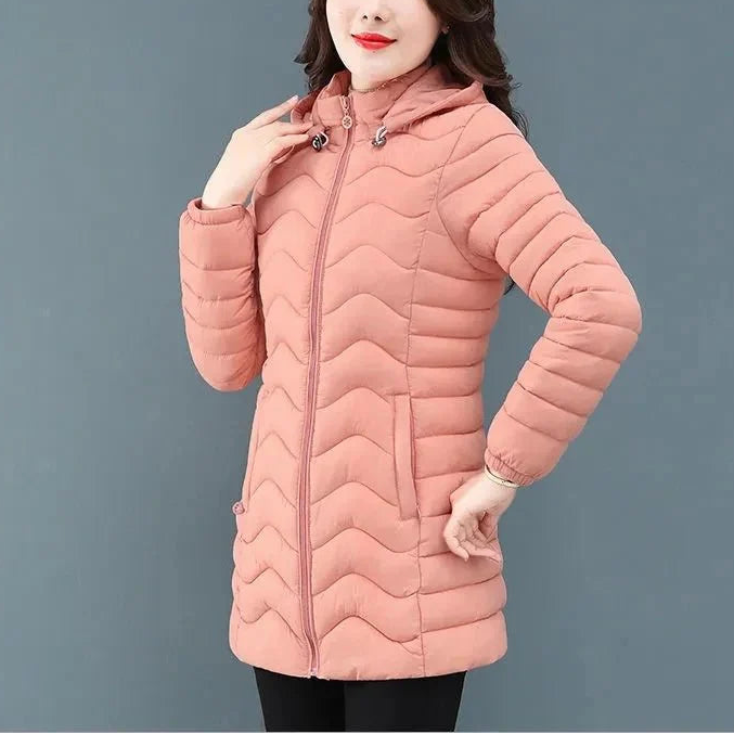 Women Stand Collar Winter Overcoat Warm Casual Parka