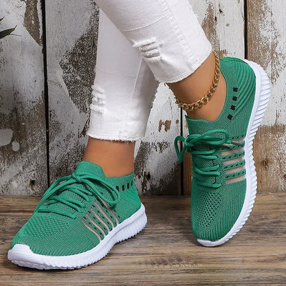 Rutschfeste gestrickte Wanderschuhe