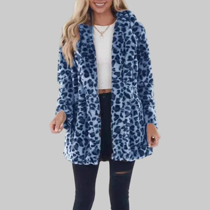Premium Women’s Plus Size Leopard Print Jacket for Chic Everyday Looks