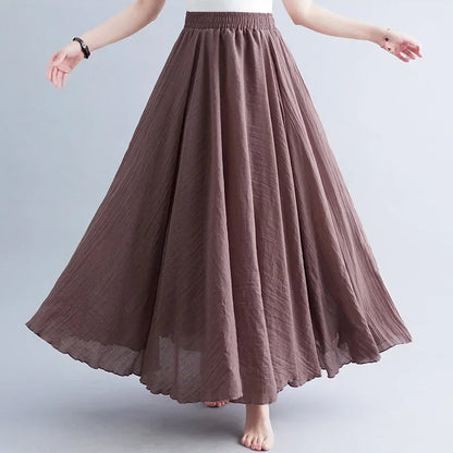 Trendiger langer Strandrock für Damen mit lässigem Boho-Charme