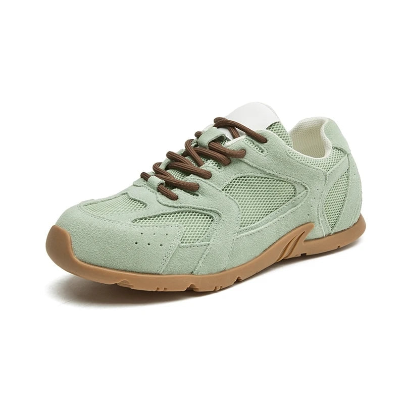 Vintage Leder Lässige Sneaker