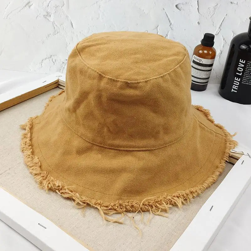 Elegant Tassel Brim Fisherman Hat for Casual Everyday Looks