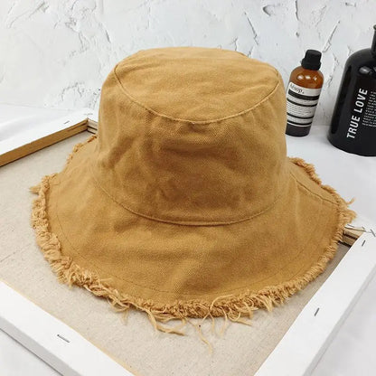Elegant Tassel Brim Fisherman Hat for Casual Everyday Looks