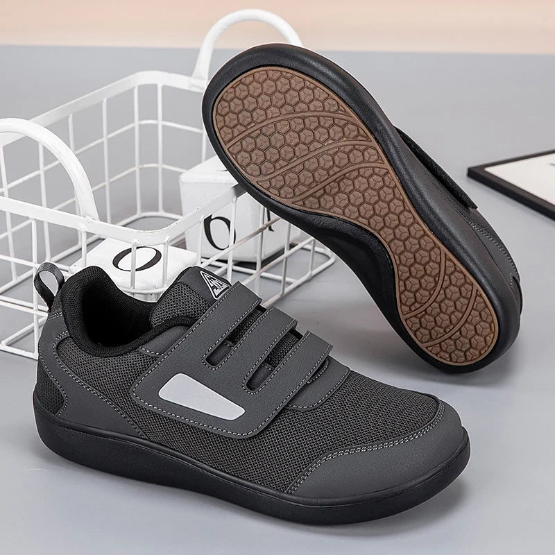 Breathable Mesh Velcro Strap Sneakers
