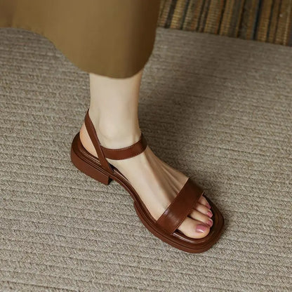 Minimal Strap Flat Sandals