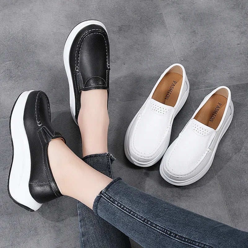 Plateau-Slipper Komfortschuhe