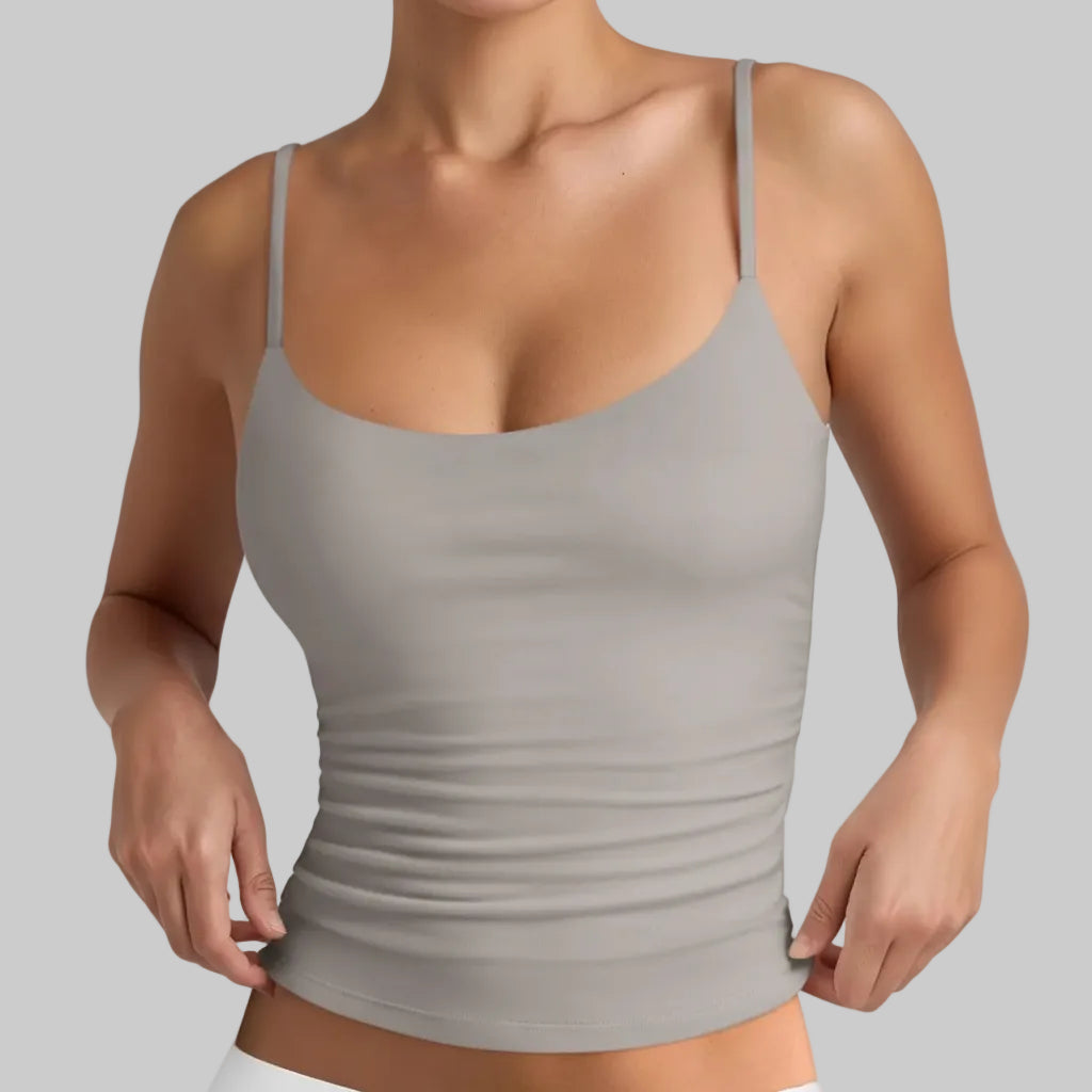 Elegantes, kurzes ärmelloses Tanktop für frische urbane Mode