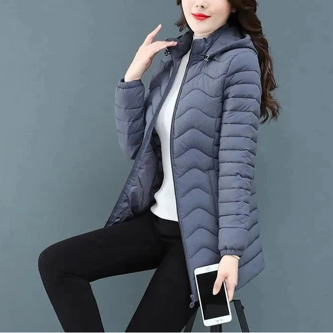 Women Stand Collar Winter Overcoat Warm Casual Parka