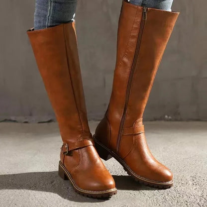 Women Orthopedic Leather Boots Comfortable Elegant Boots