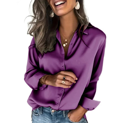Loose Fit Button Down Shirt