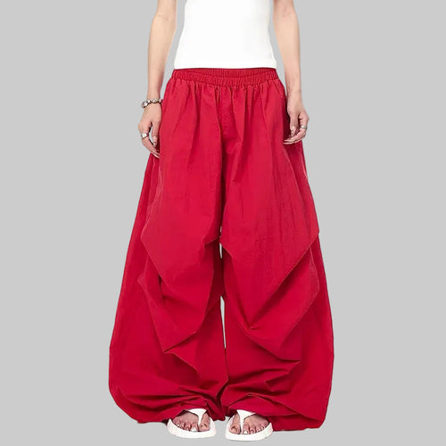 Weite, übergroße Parachute-Hose