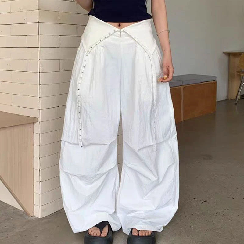 Weite Freizeit-Parachute-Hose