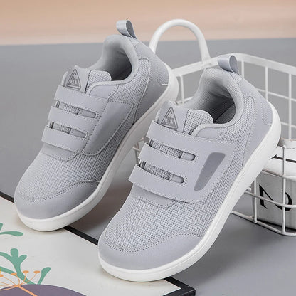 Breathable Mesh Velcro Strap Sneakers