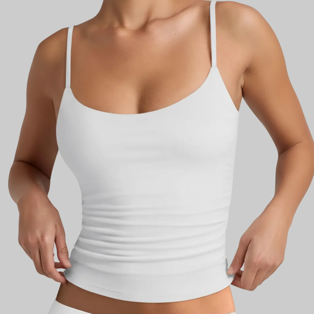 Elegantes, kurzes ärmelloses Tanktop für frische urbane Mode