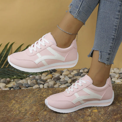 Sneakers leggere da corsa con lacci