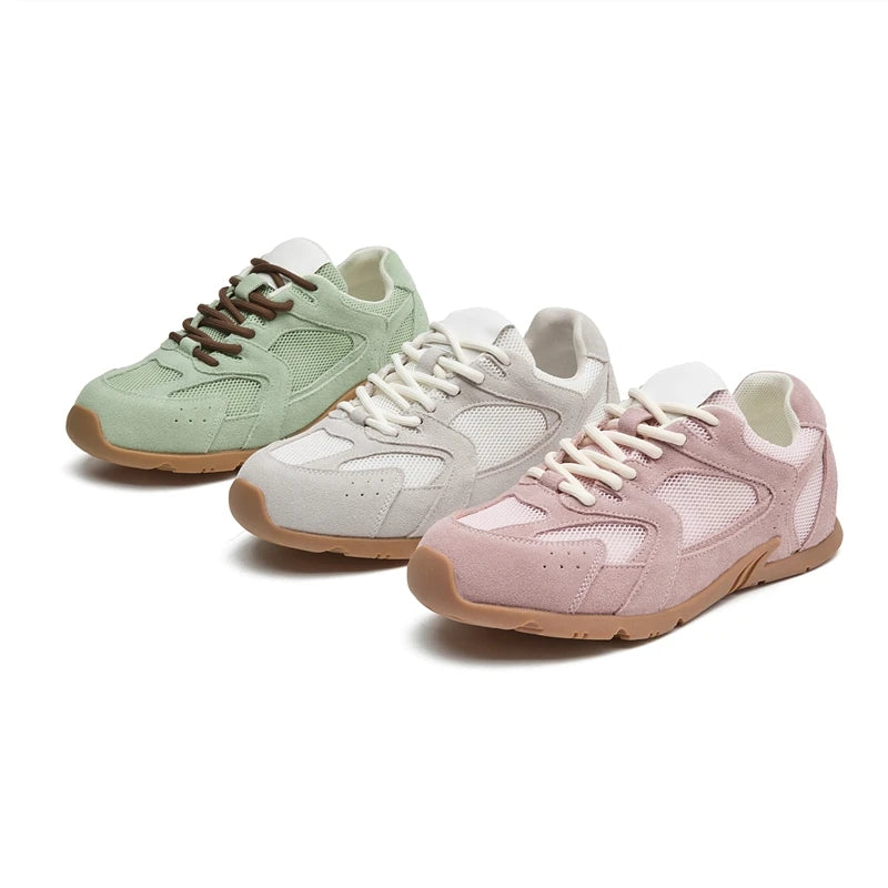 Vintage Leder Lässige Sneaker