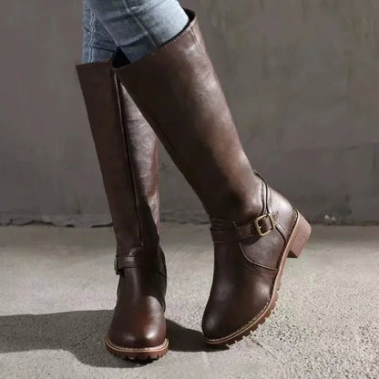 Women Orthopedic Leather Boots Comfortable Elegant Boots