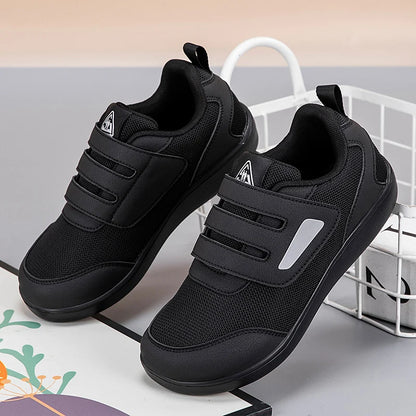 Breathable Mesh Velcro Strap Sneakers