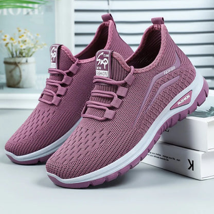 Atmungsaktive Mesh Schnürsneaker