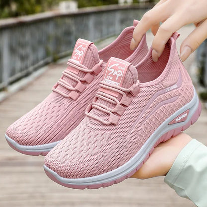 Atmungsaktive Mesh Schnürsneaker