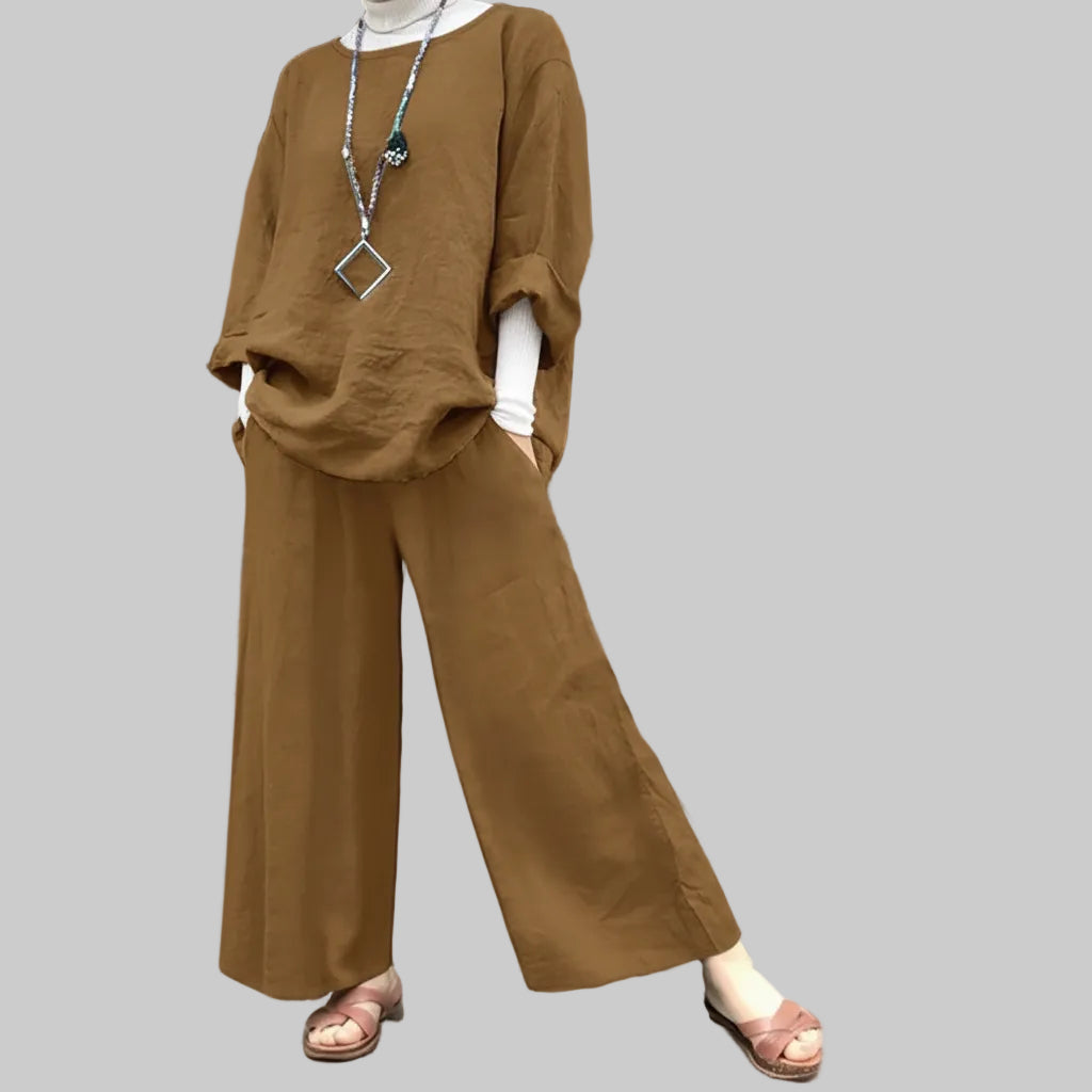Chic Spring Casual Suit Set for Relaxed Seasonal Style