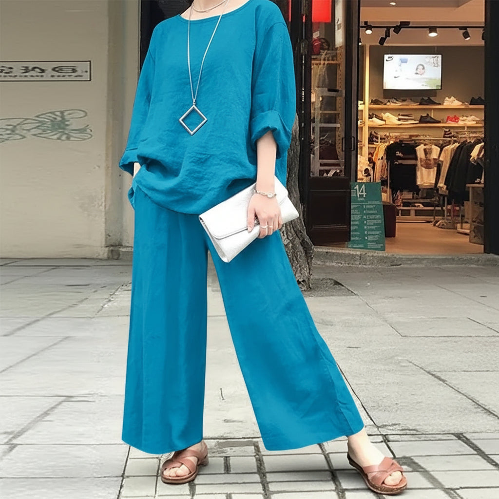 Chic Spring Casual Suit Set for Relaxed Seasonal Style