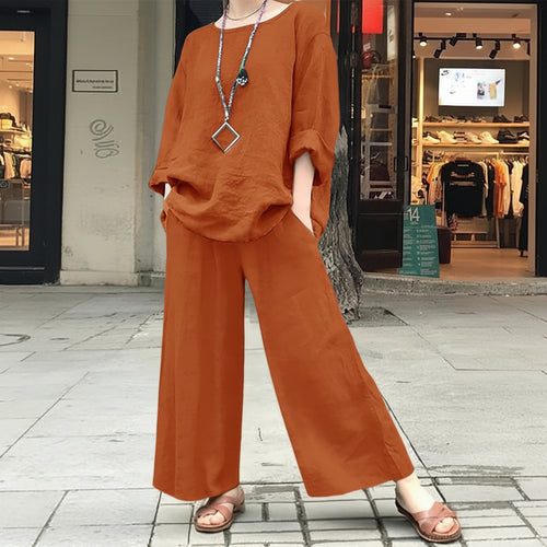 Chic Spring Casual Suit Set for Relaxed Seasonal Style
