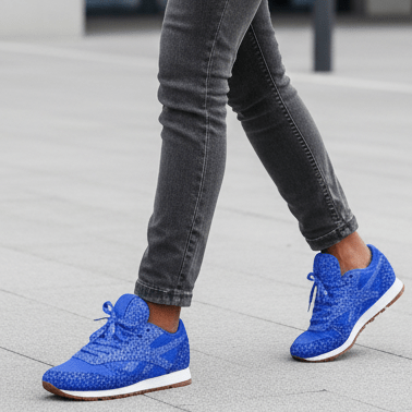 Moderne Glitzersneaker für gedämpften Tragekomfort und stylische Optik