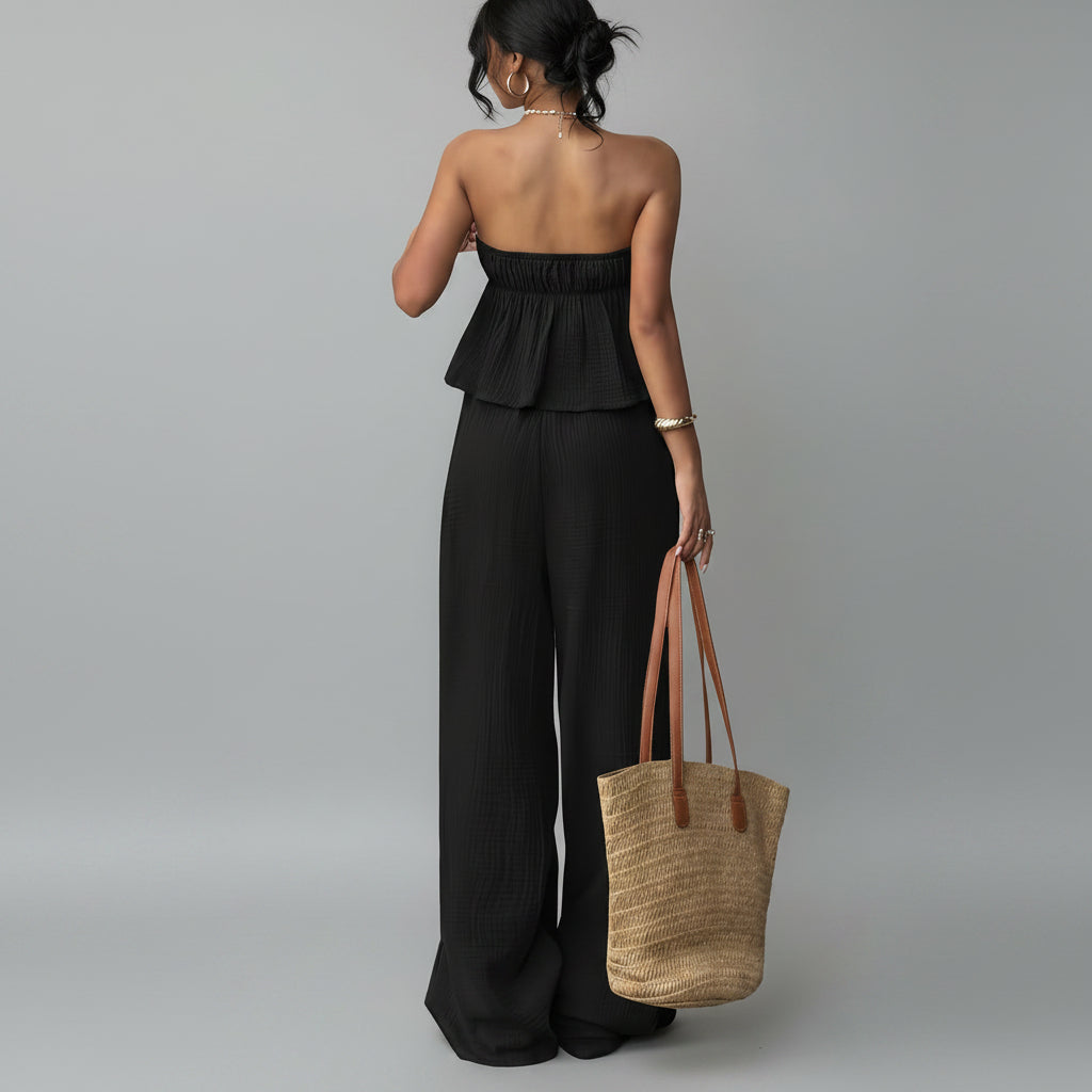 Set aus Tube-Top und Hose zum Binden