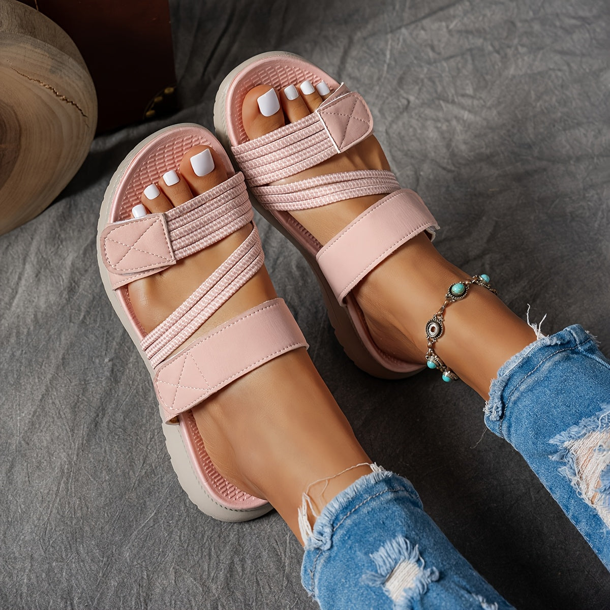 Soft Sole Walking Leather Sandals