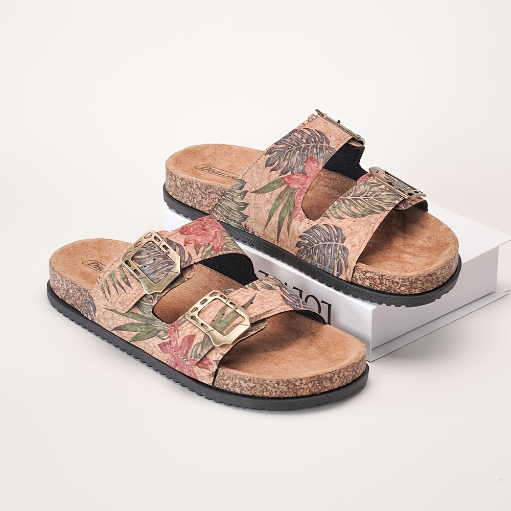 Doppelte Schnallen Strand-Sandalen