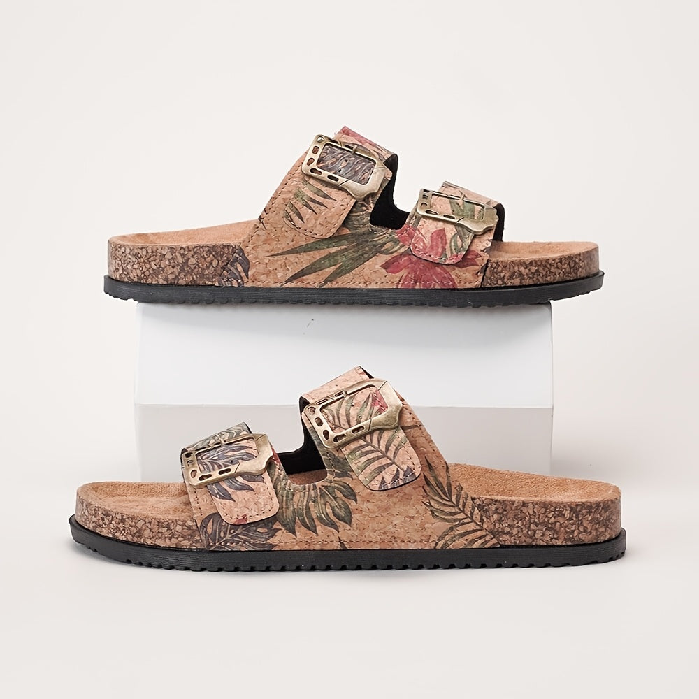 Doppelte Schnallen Strand-Sandalen