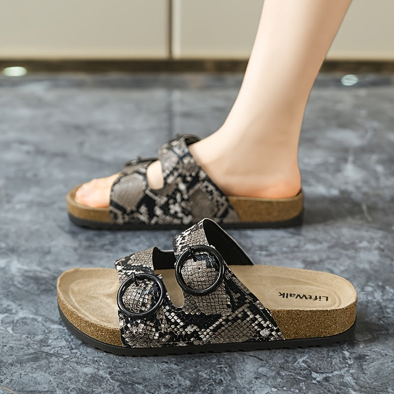 Rutschfeste Freizeit-Ledersandalen