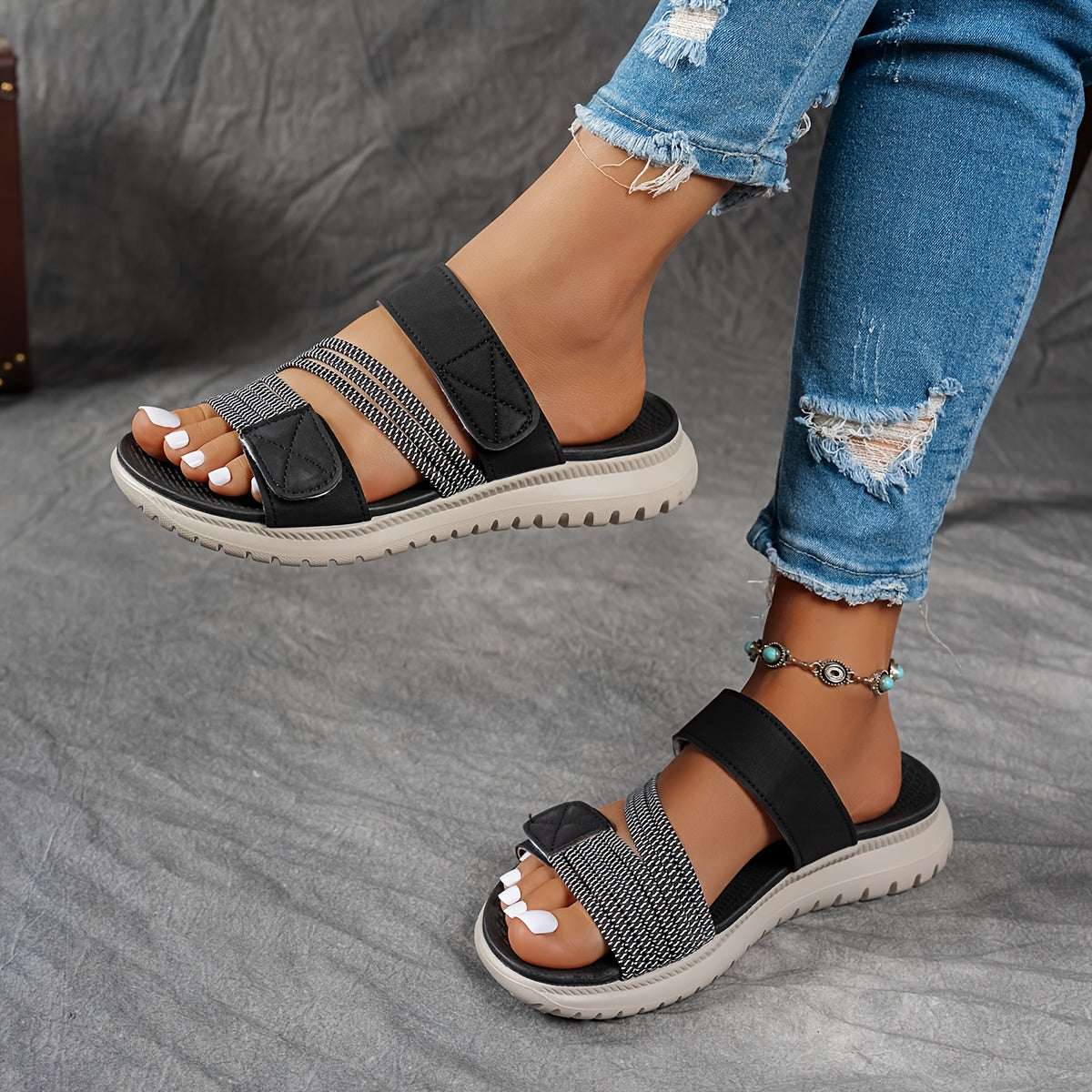 Soft Sole Walking Leather Sandals