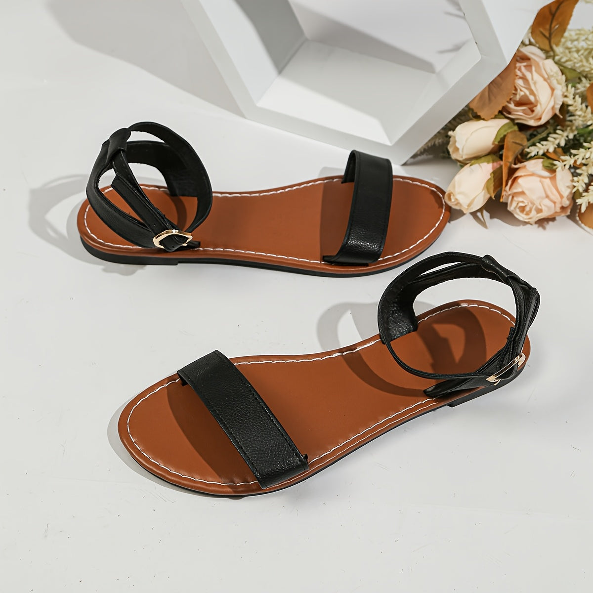 Ledersandalen mit Knöchelriemen