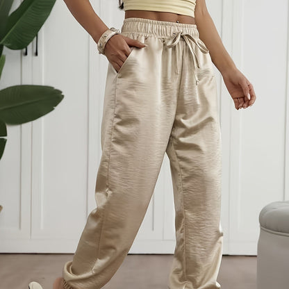 Cropped Summer Pants with Pockets